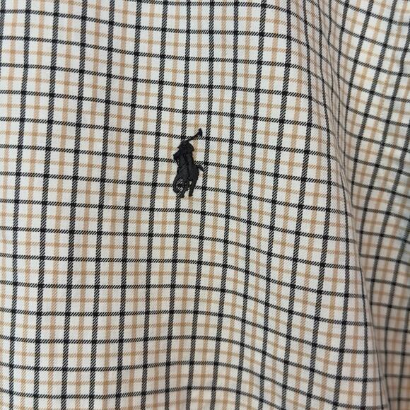 Ralph Lauren Golf Men Checkered Long Sleeve Button Down Shirt Size L Classic Fit - Picture 7 of 10